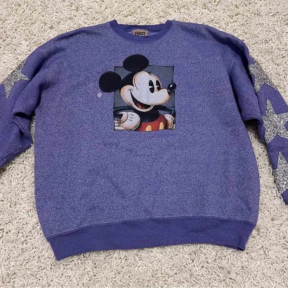 Furst of A Kind LF Disney Mickey Purple Crewneck - Picture 4 of 5